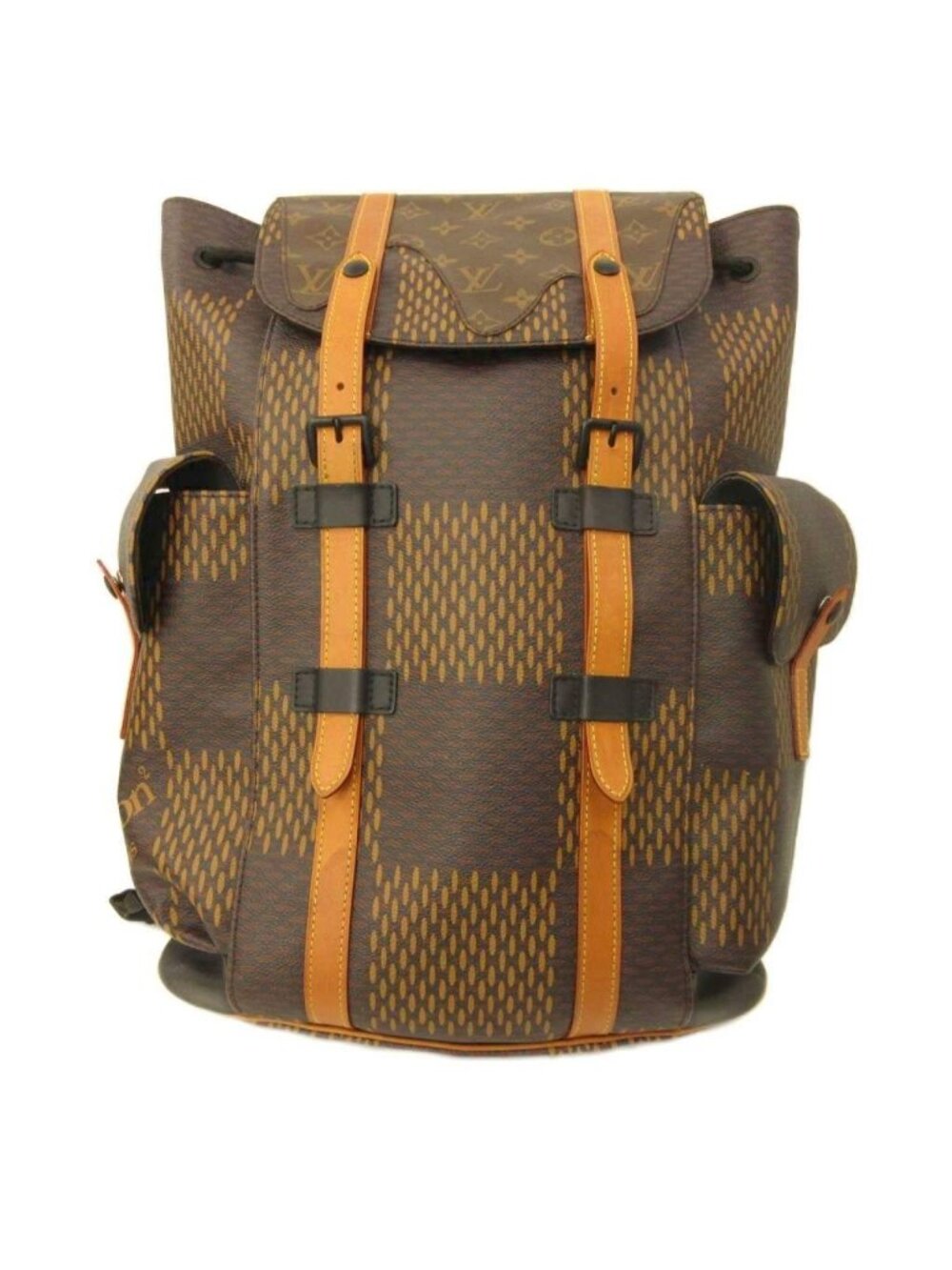 Louis Vuitton Damier Giant LV Squared Christopher MM Brown Backpack